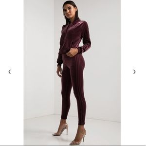 adidas Deep Burgundy Jumpsuit